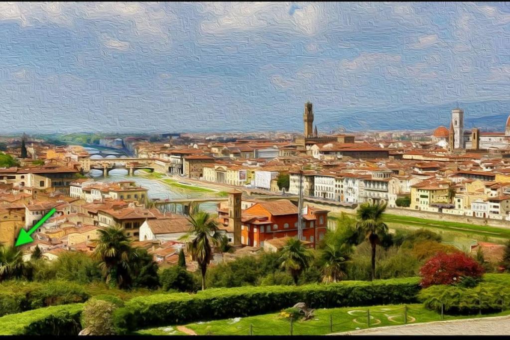 Monica Appartamento Con Giardino Al Ponte Vecchio Florenţa Exterior foto